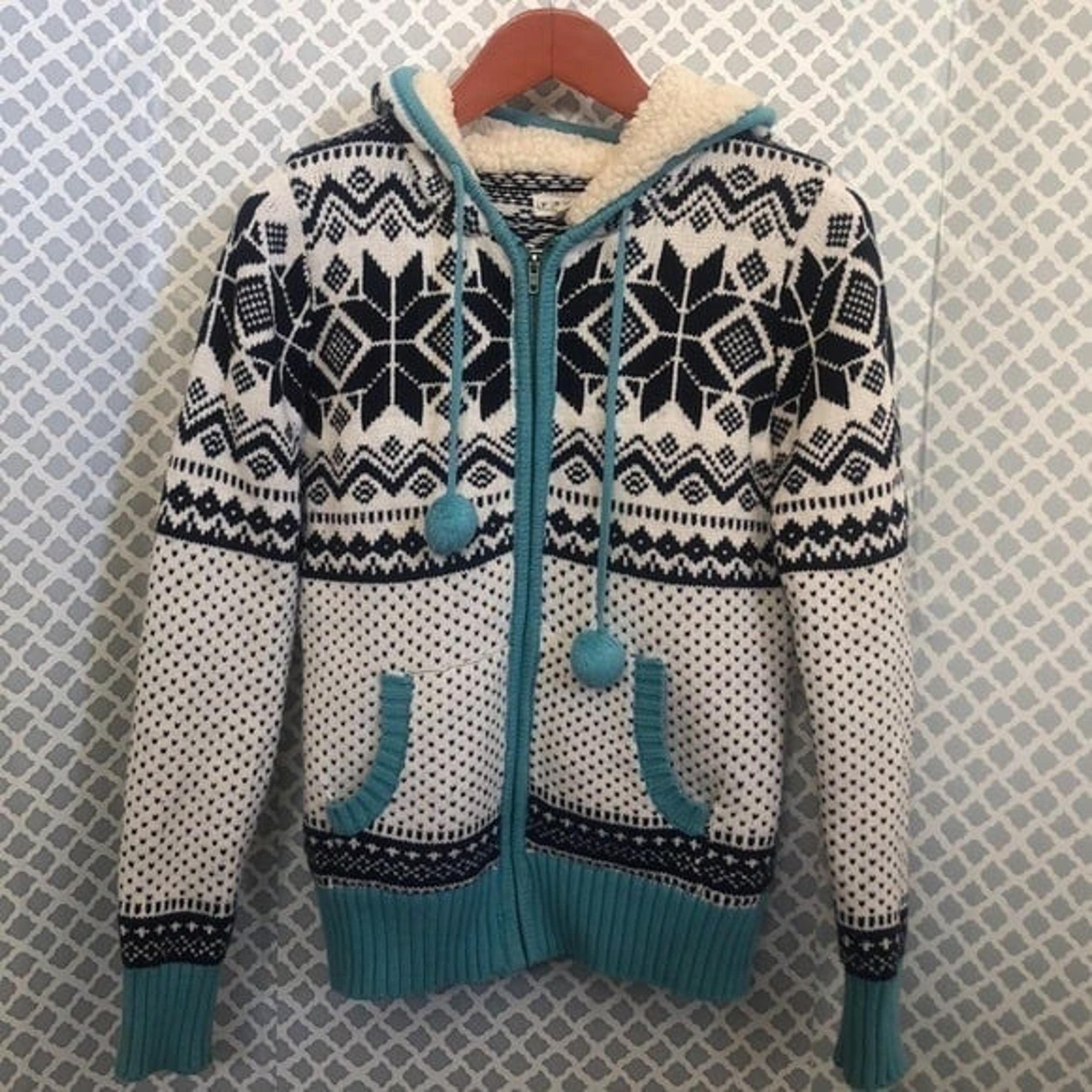If it were me knit hoodie winter knit