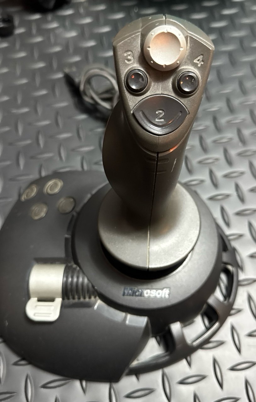 Microsoft Sidewinder Precision 2 Joystick X05-92624 for PC Tested/Working