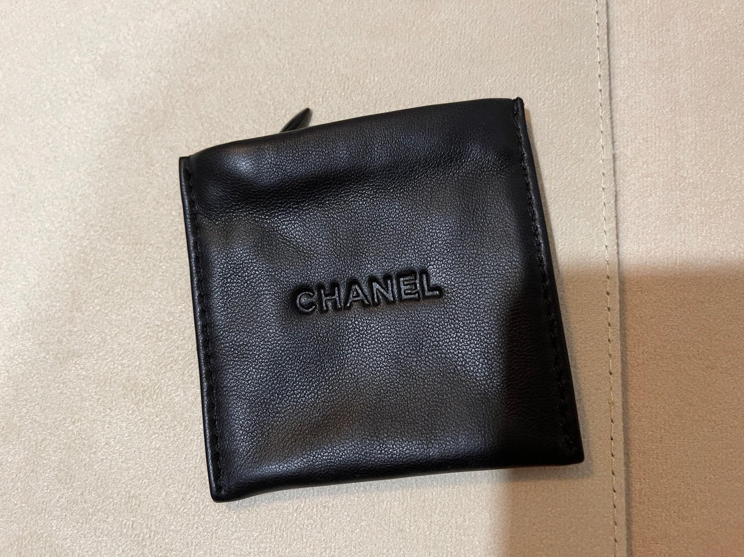 Chanel PU travel pocket for jewelry