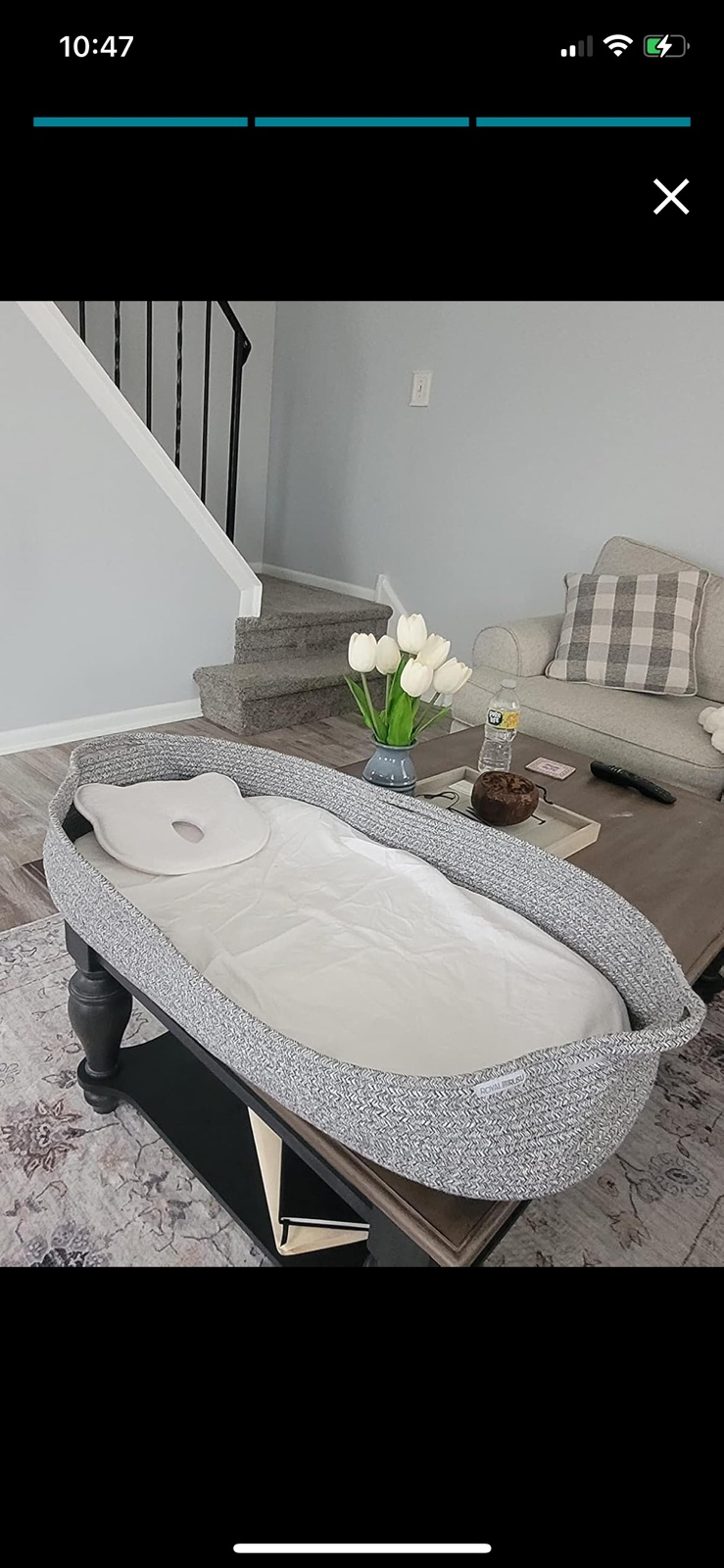 Baby Moses Basket and Changing Set
