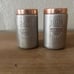 Vintage Spun Aluminum Shakers
