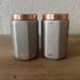 Vintage Spun Aluminum Shakers