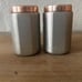 Vintage Spun Aluminum Shakers