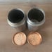 Vintage Spun Aluminum Shakers
