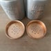 Vintage Spun Aluminum Shakers