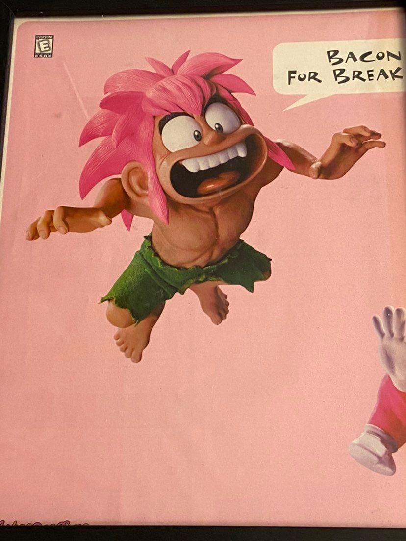 90s Tomba! Playstation 1 PS1 Rare Classic ~ Framed Original Ad