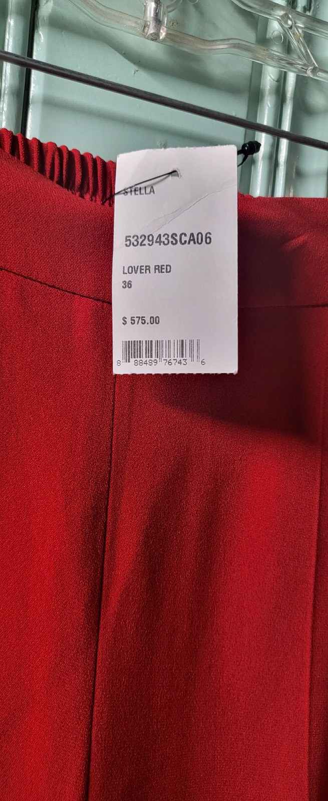 Red dress pants women
