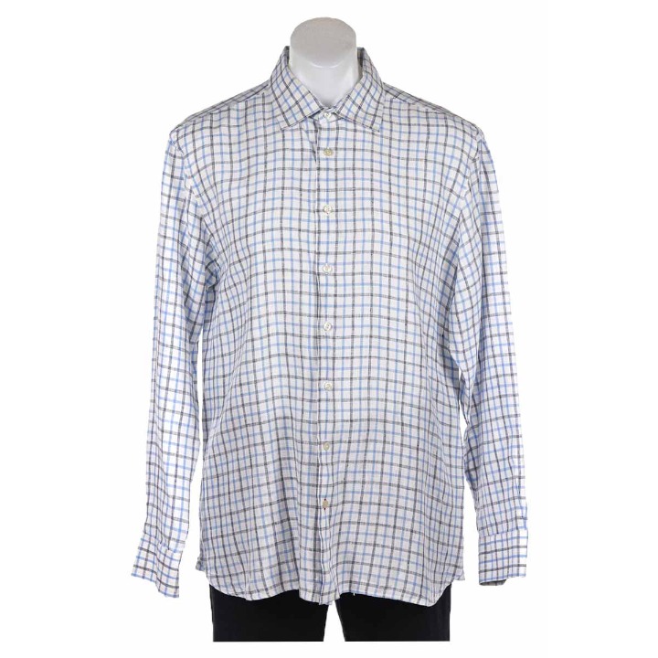 Toscano Dress Shirts XL Blue