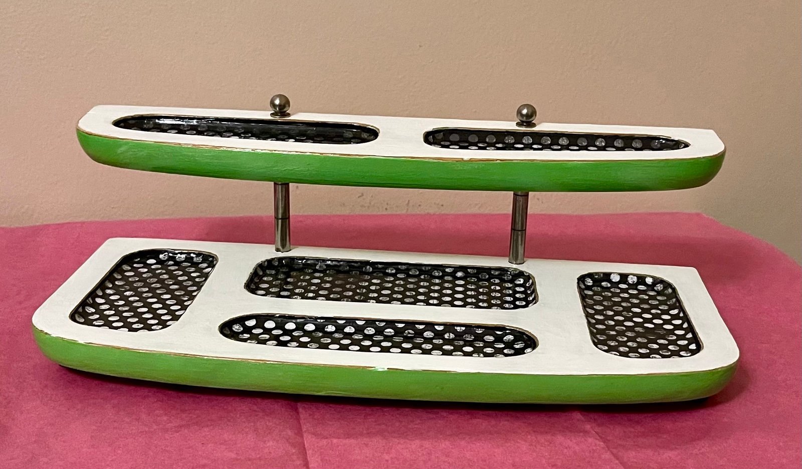 Bedside jewelry caddy, desk organizer, kate spade inspired