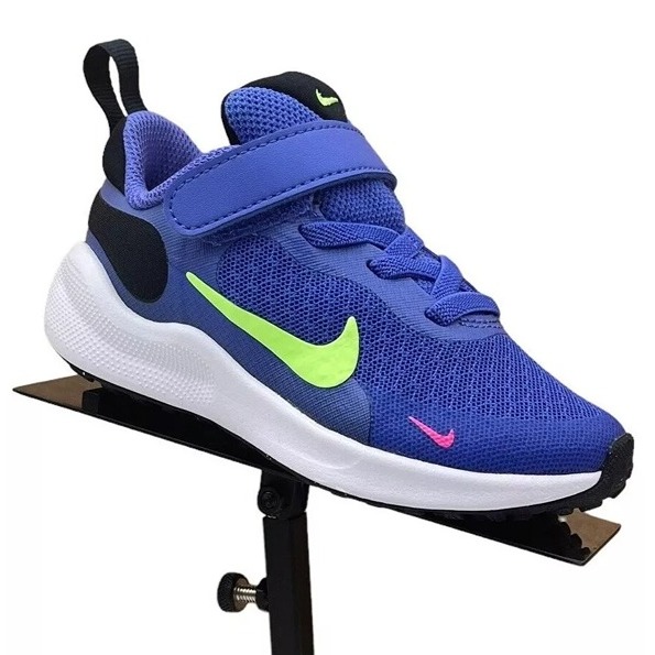 Nike Revolution (PSV) Toddler Girl's Slip-on Sneakers Size 9 Purple/Multicolor