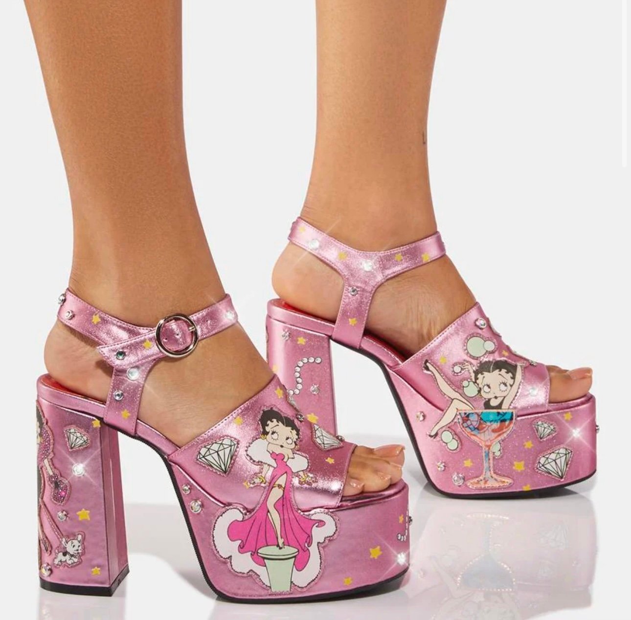 DollsKill X Betty Boop, Catch a Kitten Platforms BNIB **Sold Out First Collab**