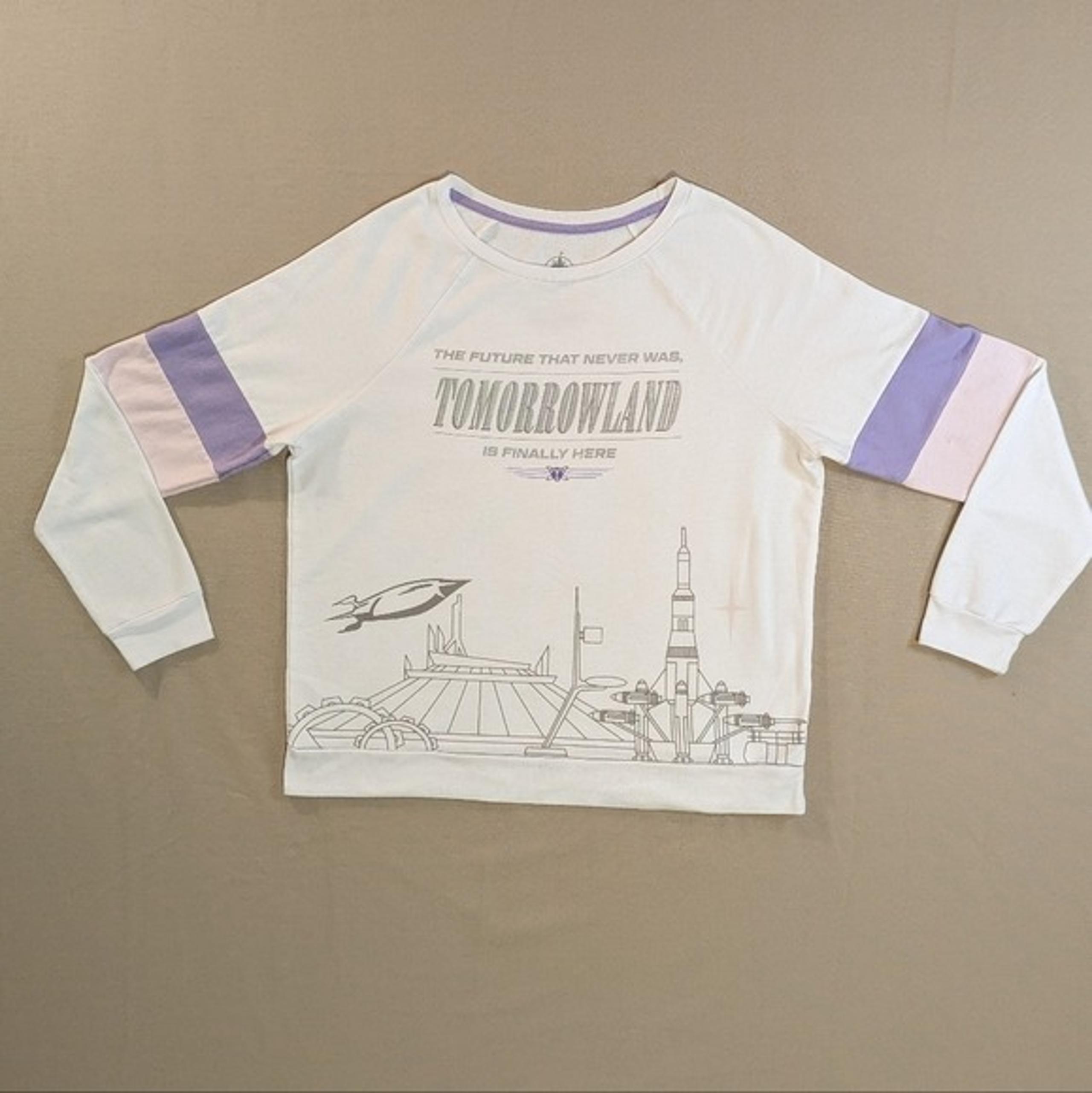 Disney Parks Tomorrowland Women's Sweatshirt, Sz Lg