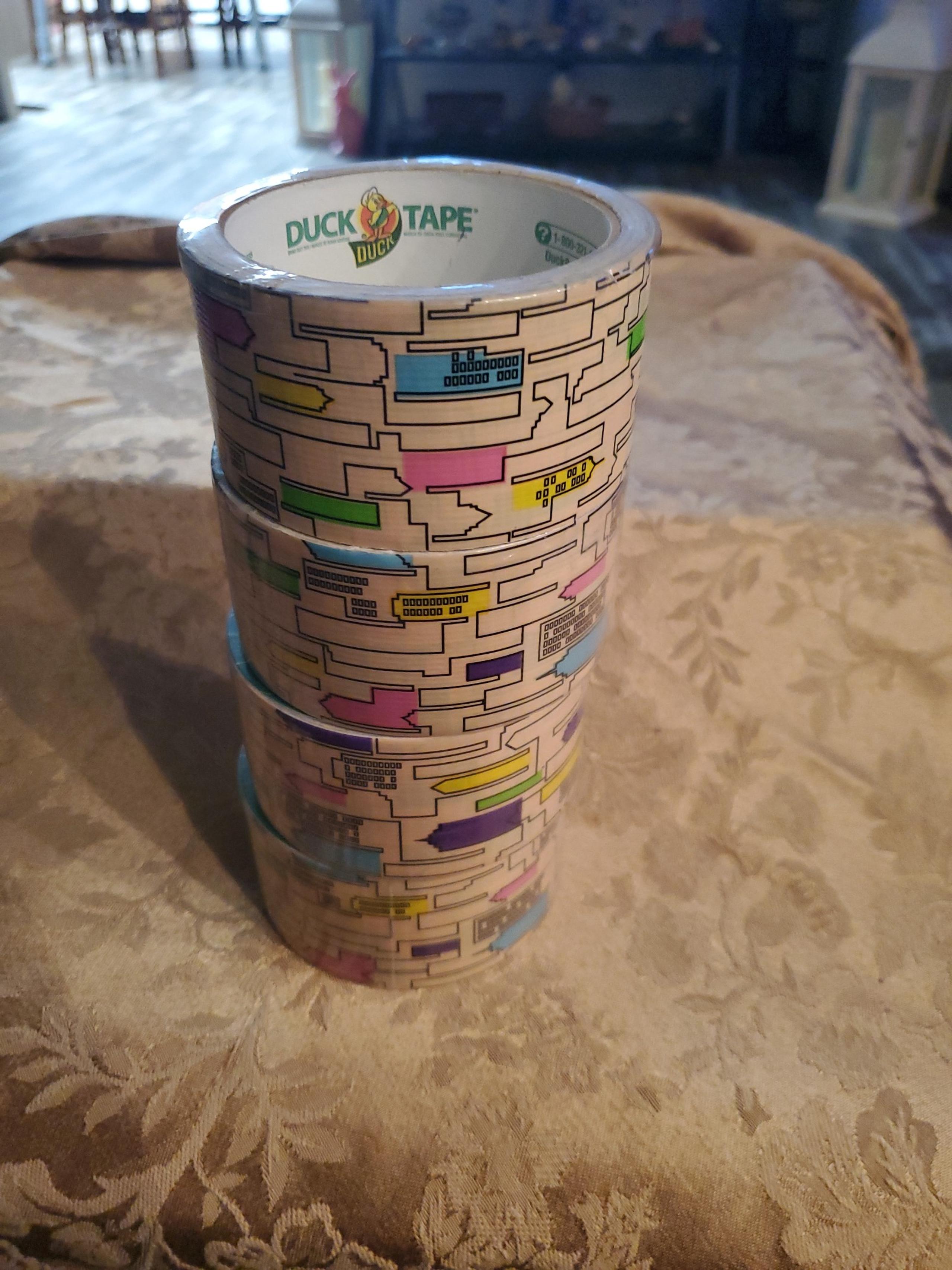 4 Rolls of Duck Tape City Skyline bundle
