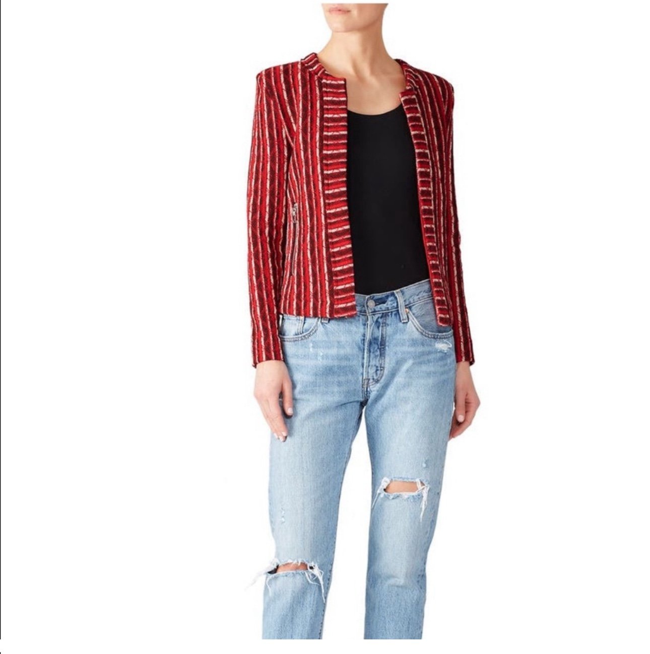 IRO Inland Tweed Jacket Size 38 US 6