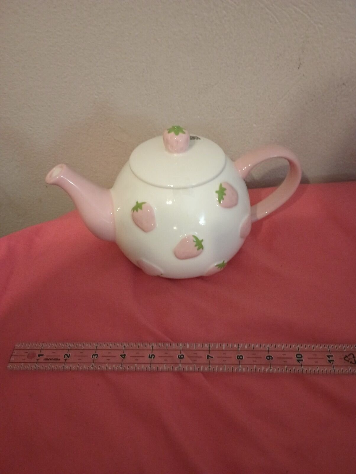 Strawberry Teapot Lang New Ceramic Decor Kitchen