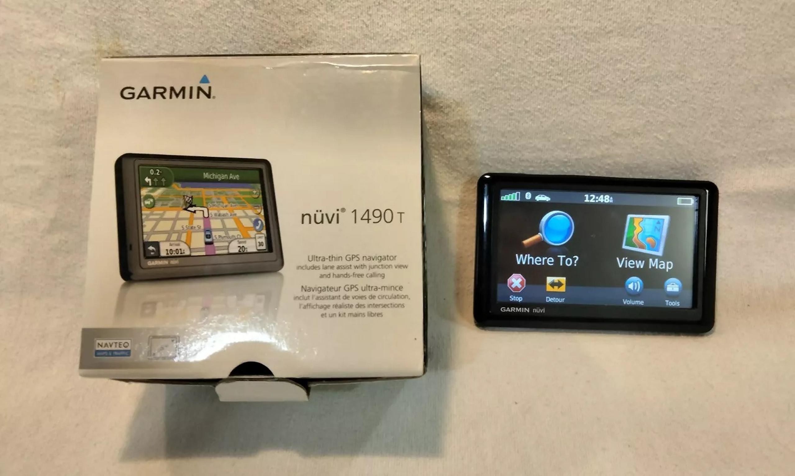 Garmin Nuvi 1490 CAR GPS NAVIGATOR Works Great