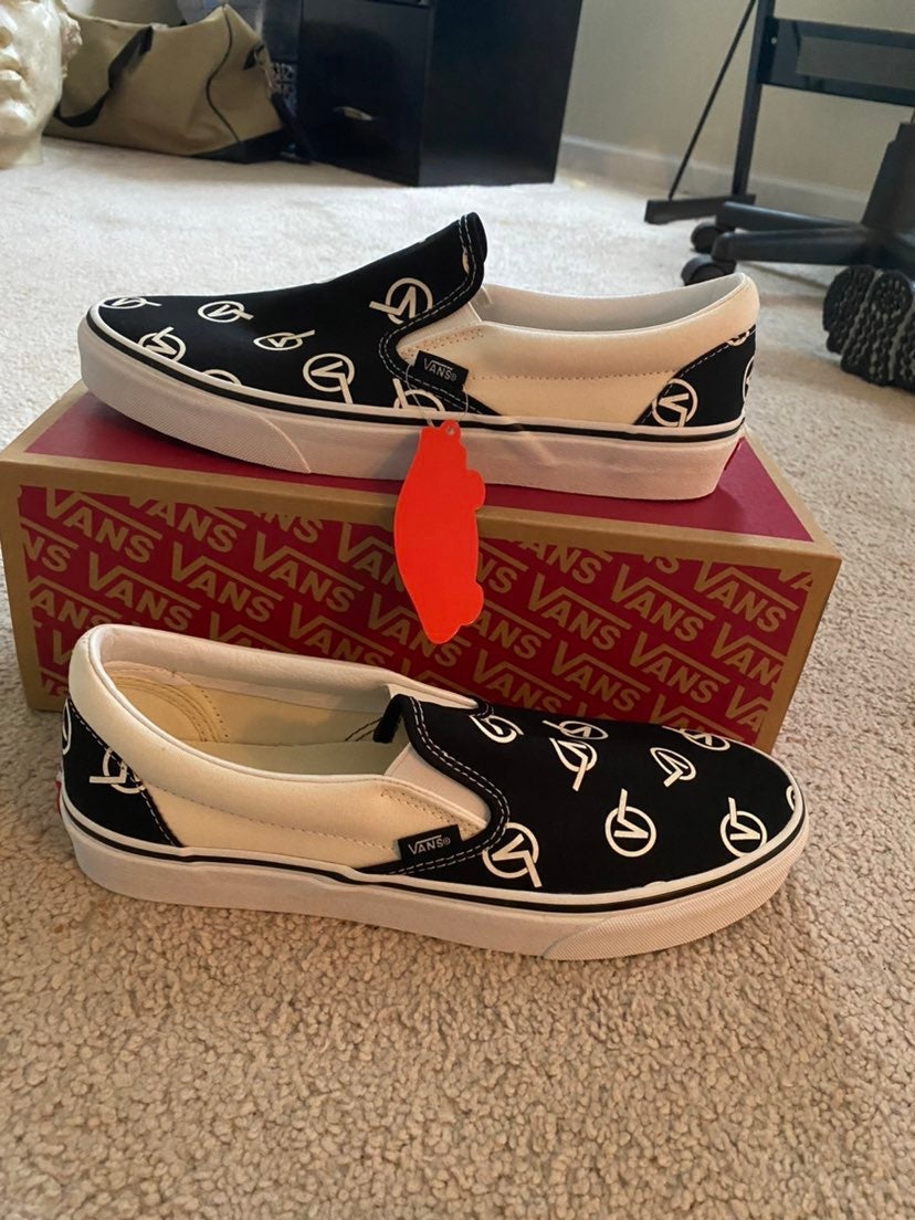 Vans authentic slip on size 10 men