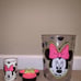 Minnie Mouse Neon Polka Dot Bathroom Set New