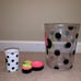 Minnie Mouse Neon Polka Dot Bathroom Set New