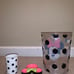 Minnie Mouse Neon Polka Dot Bathroom Set New