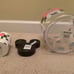 Minnie Mouse Neon Polka Dot Bathroom Set New