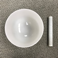 【34】440hz 8inch G note Perfect Pitch crystal singing bowl