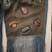 UNK NBA Teams Basketball Patches Y2K Baggy Denim Jeans Distressed Cut 38 Mens