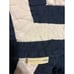 Pottery Barn Kids PBK Quilted comforter Navy white multicolored 83x86 replacemen