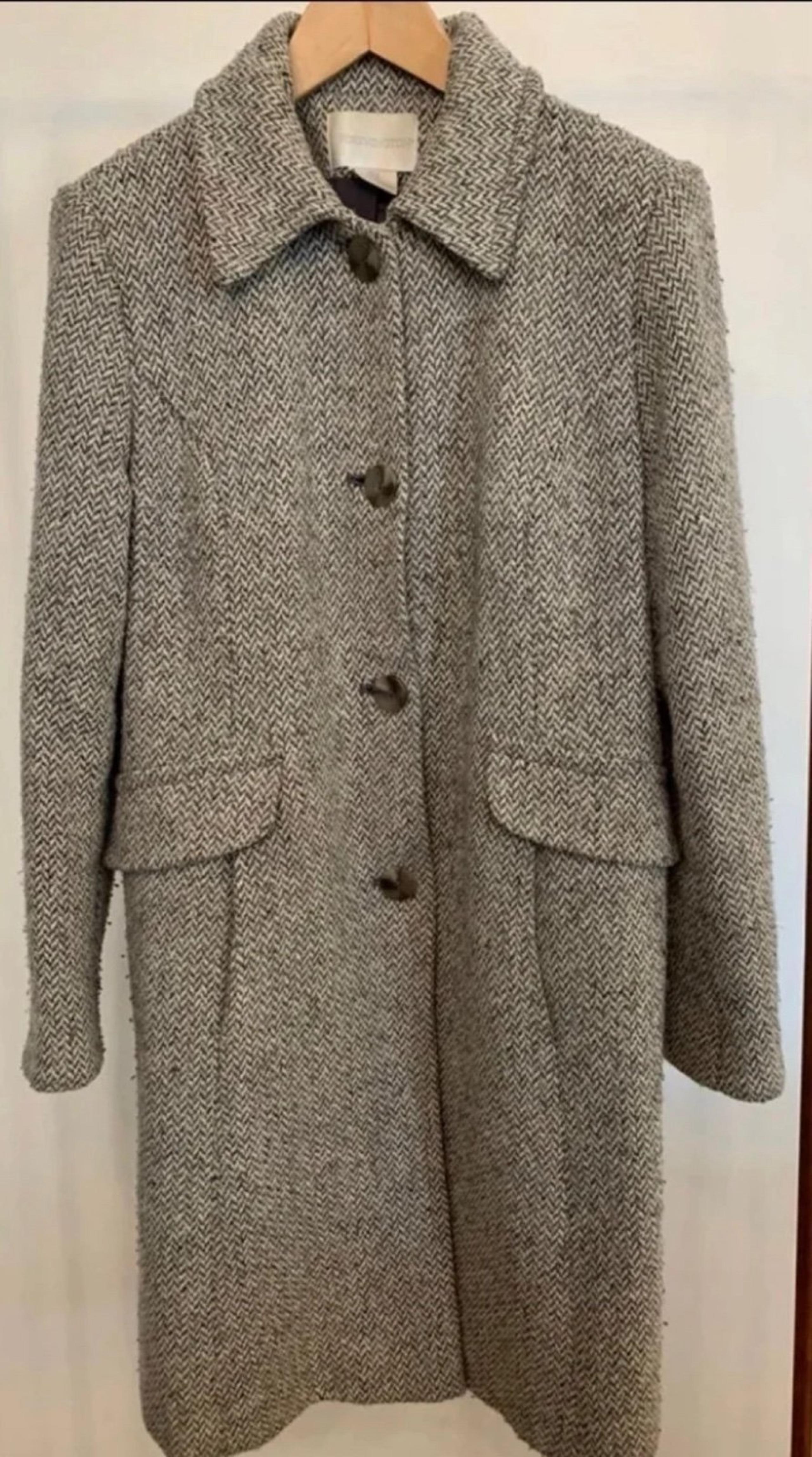 Worthington Gray Button Down Coat