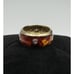 Flli Menegatti Sterling Silver Vermeil Tortoise Enamel Rhinestone Designer Ring