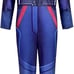 Diona Kids Childs Star Lord Galaxy Cosplay Jumpsuit Halloween Costume (140)