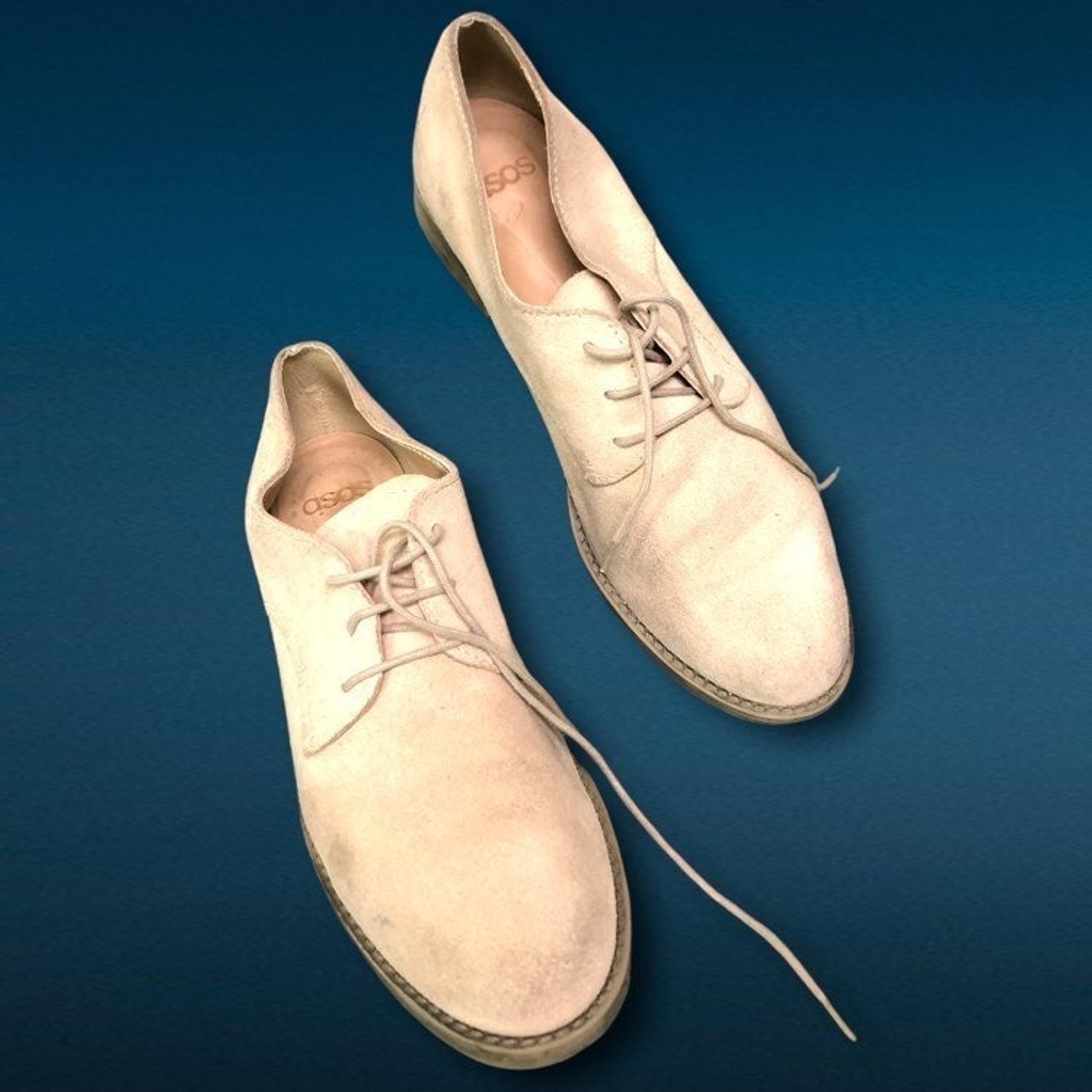 ASOS Suede Leather Oxford Shoe Size 40