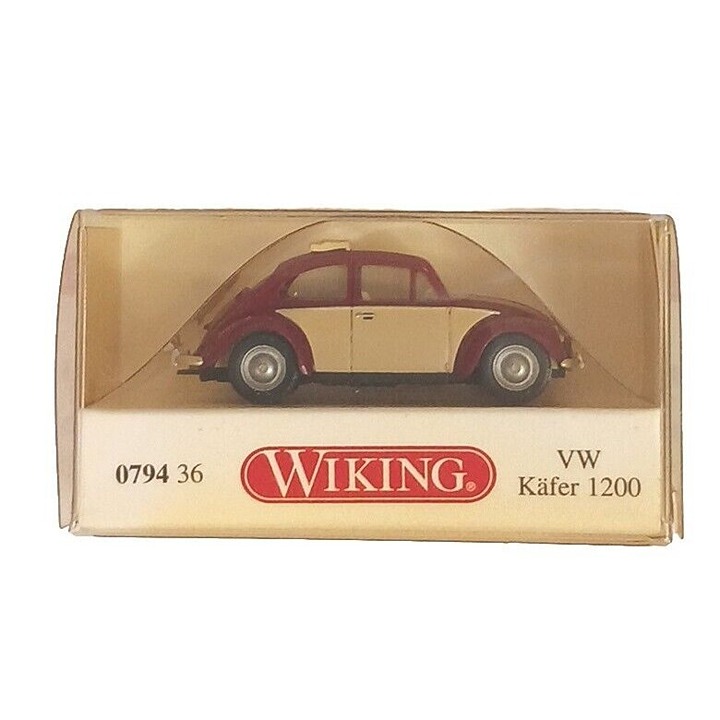 Wiking VW Volkswagon Beetle 1200 Kafer Vintage 1:87 Germany Factory Sealed
