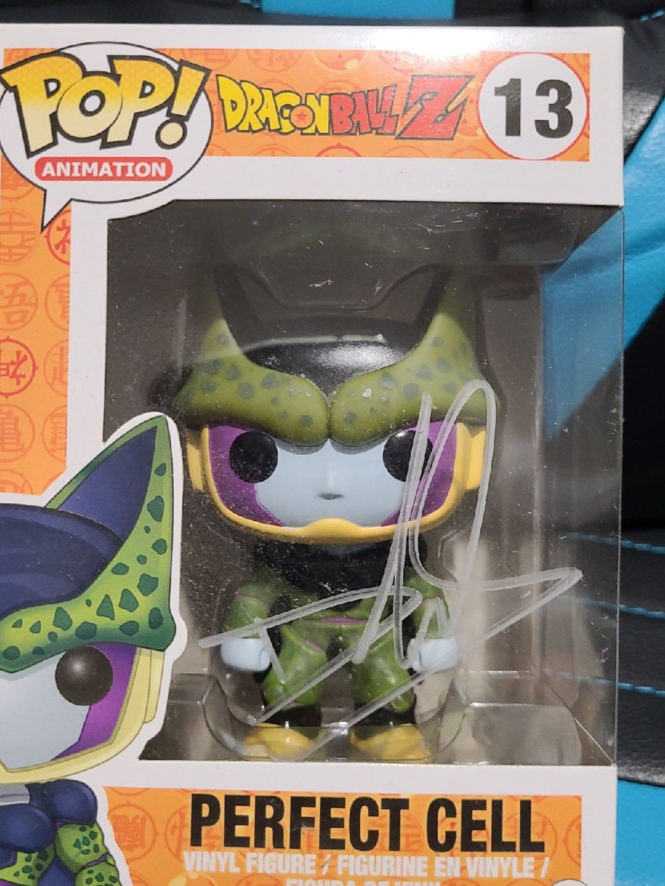 Autographed DBZ Perfect Cell Funko Pop
