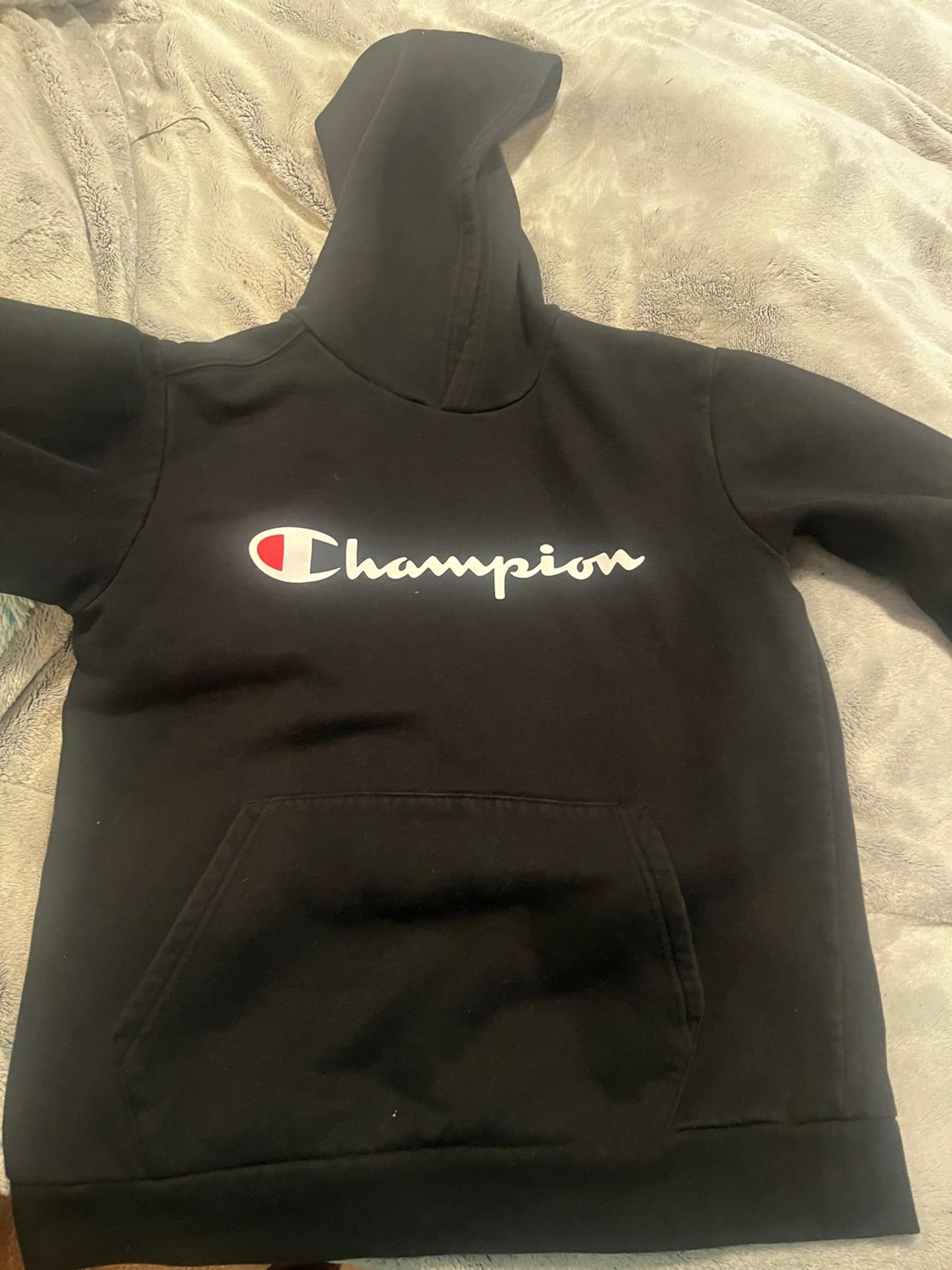 Champion hoodie - Champion® Signature Fleece Logo Pullover Hoodie- boys size lg