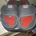 RARE Jordan retro 11 Bred Slides size 11