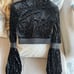Zhivago Cavalier crop top size XS black