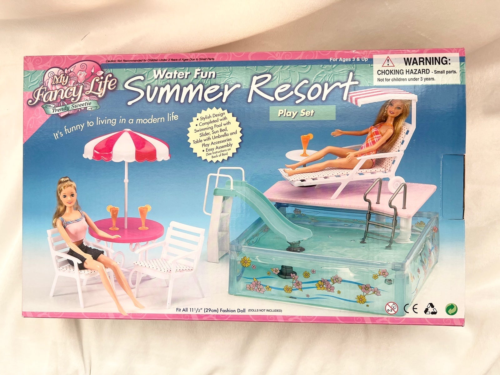 Gloria water fun summer resort playset
