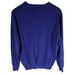 Men's Club Room Sweater Merino Wool Blue V Neck Nordic Alpine Ski Outdoors Large
