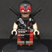 Super rare Lego custom printed Minifigure by Funny Bricks Deadpool