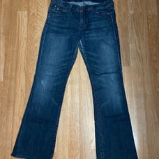 Hudson Denim Dark Rinse Rn# 107906 Ca# 00635 Flare Leg Jeans Sz 30 inseam 30