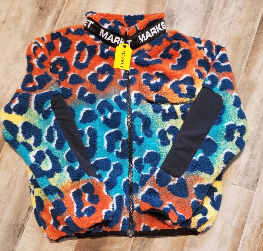 Market Tye Dye Animal Print Jacket