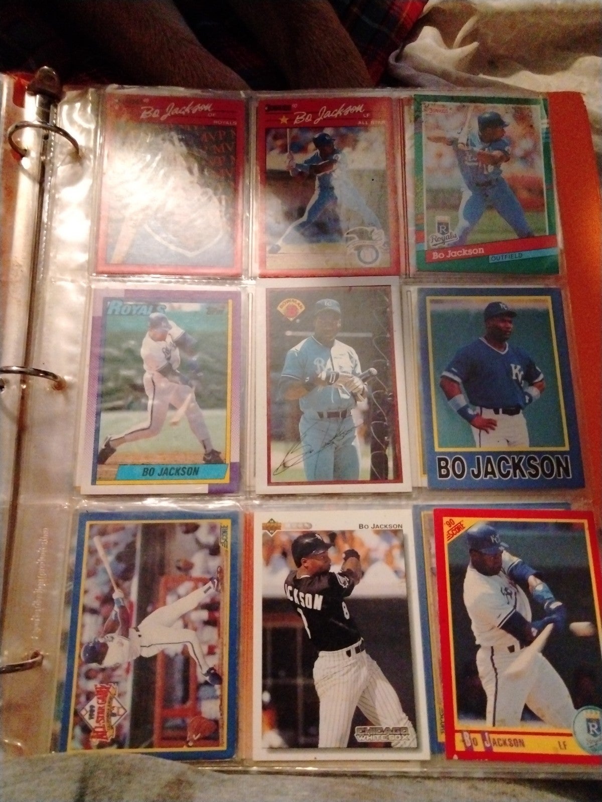 Card Lot25 Bo Jackson baseball cards in mint condition 150 orake offer