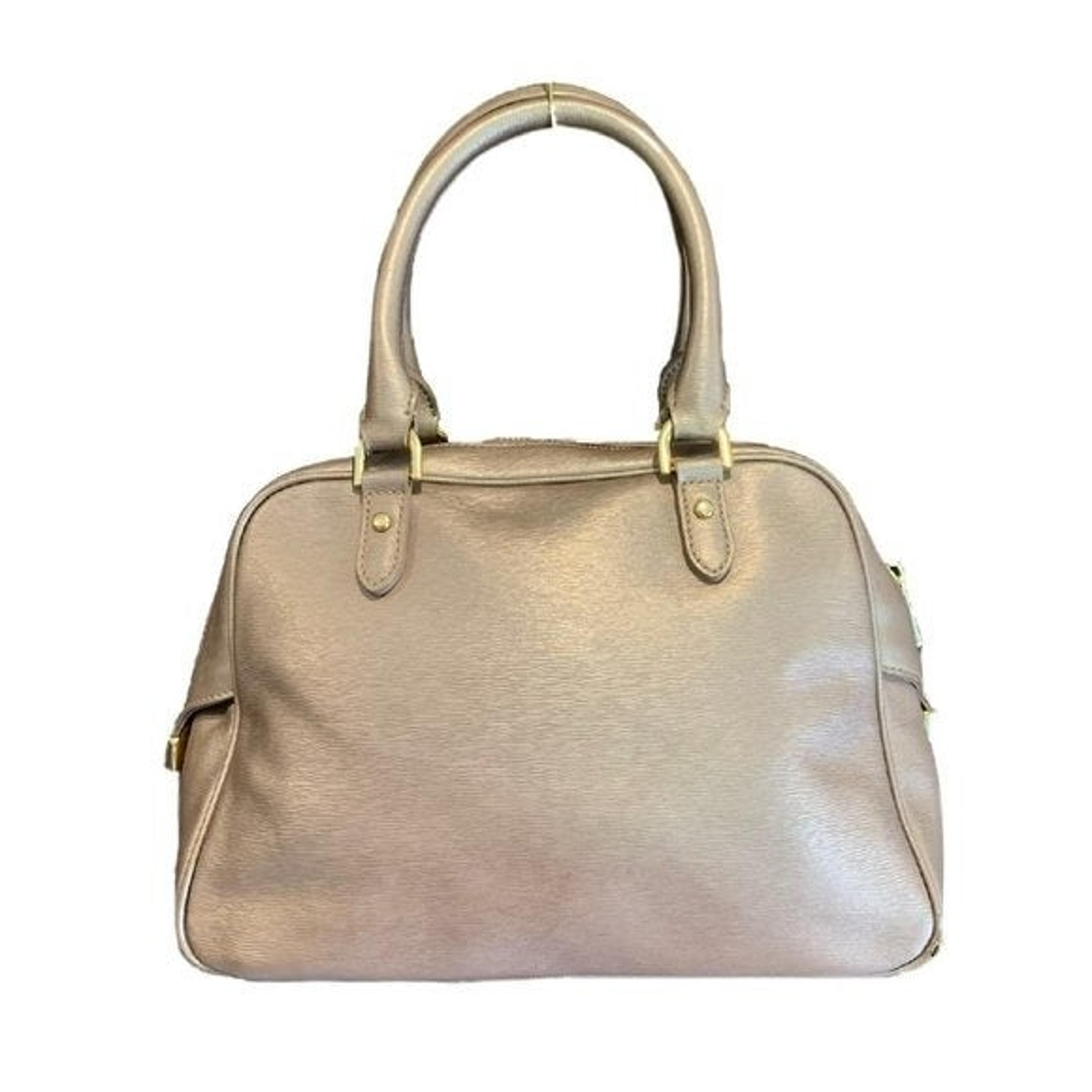 Ralph Lauren Metallic Antique Gold Handbag Tote