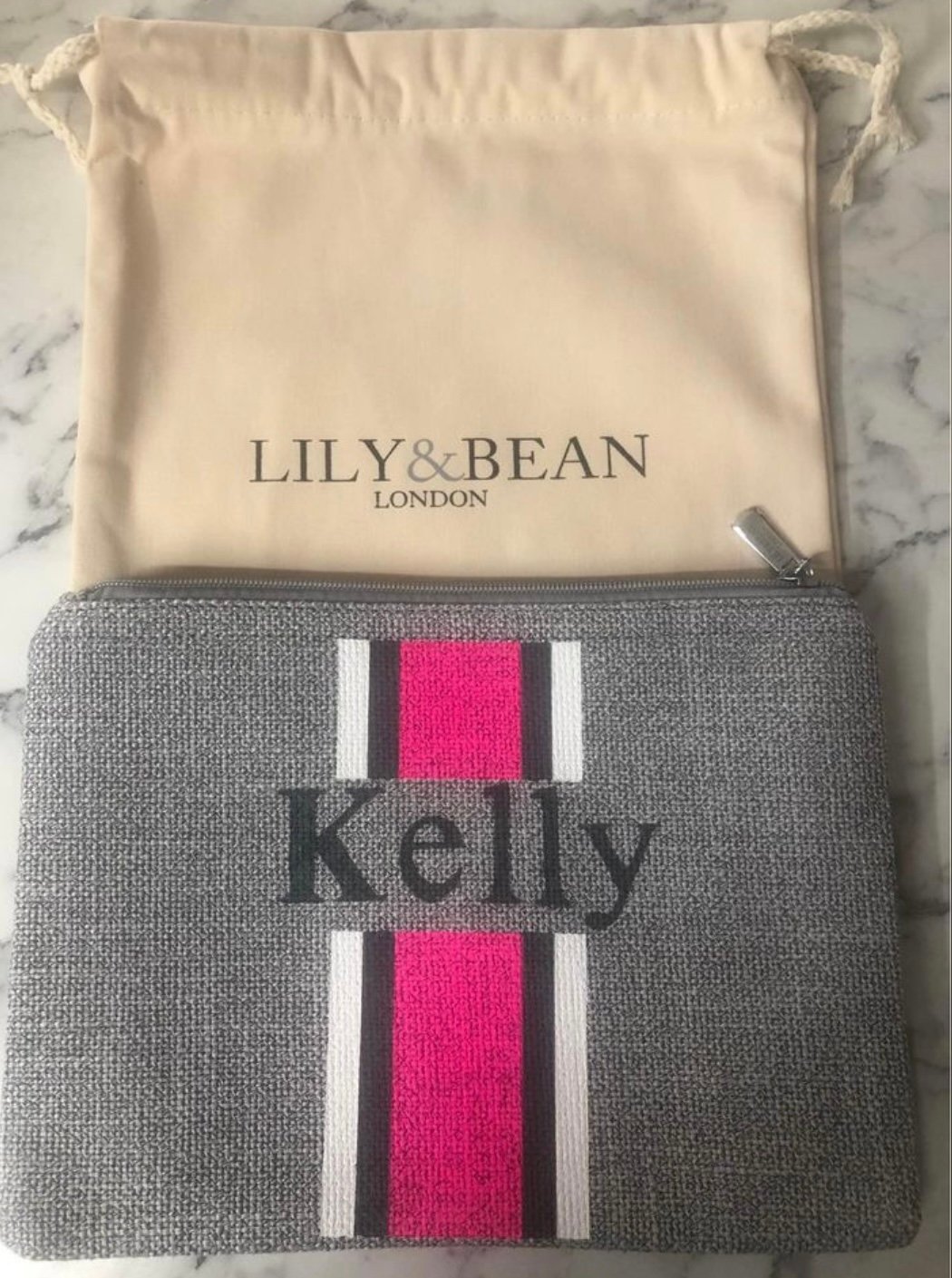 Brand New Lily & Bean London Weekender and Matching Makeup Bag…KELLY