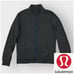 LULULEMON Mens PrePost Jacket Size L Full Zip Track Luon Heathered Gray Stretch