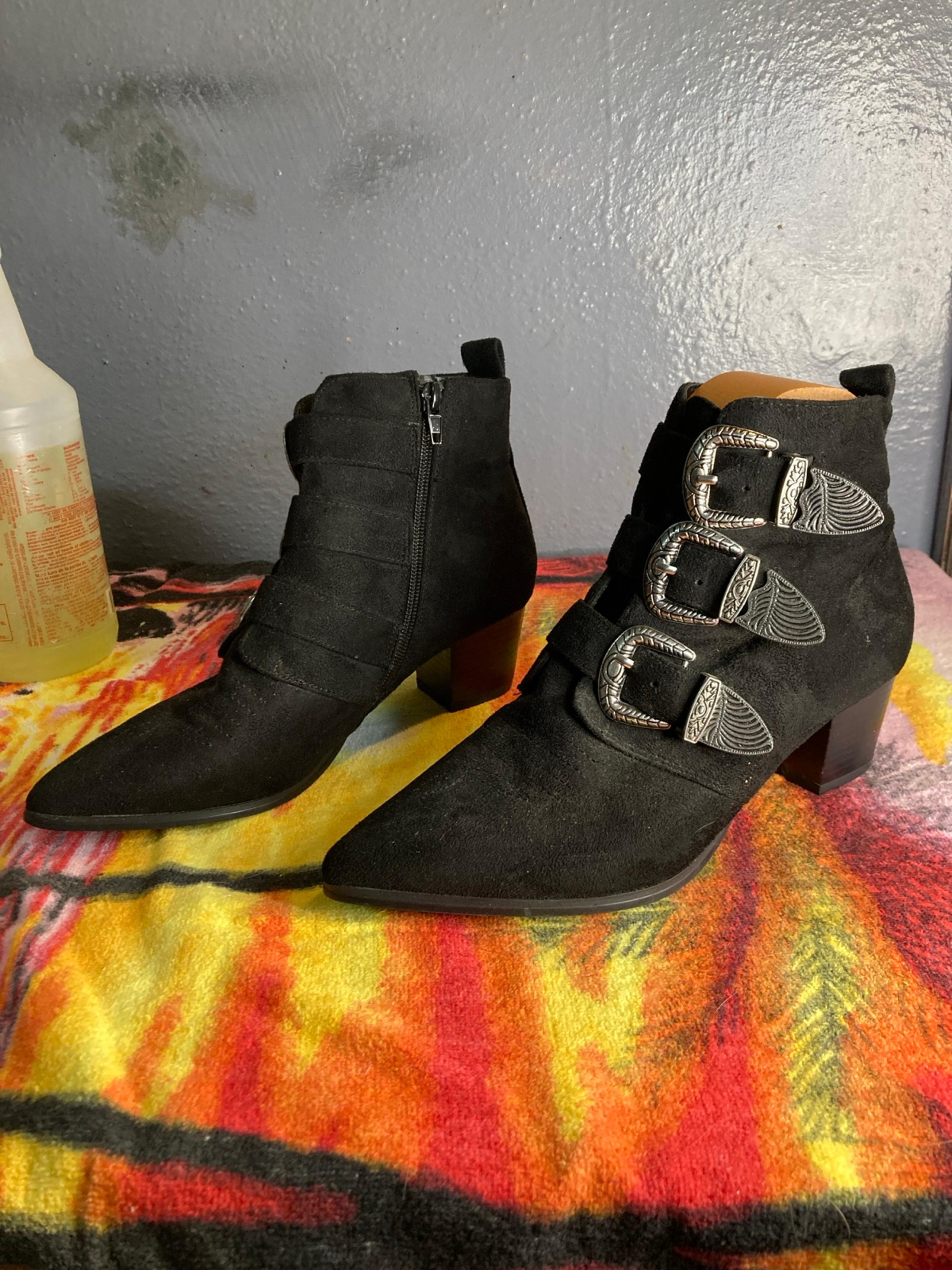 Buckled booties