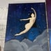Painting moon lady