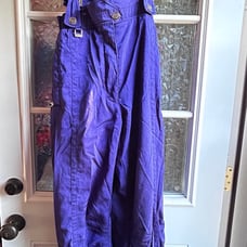 Spyder women’s snow bibs size 12 shimmery purple thinsulate