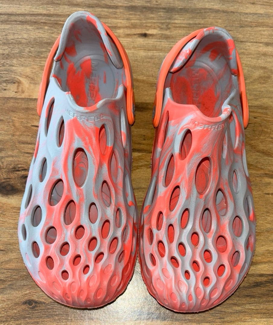 Merrell Womens Croc Clog Sandal Trainer Water Shoe Hydro Moc Grey Pink size W’S7